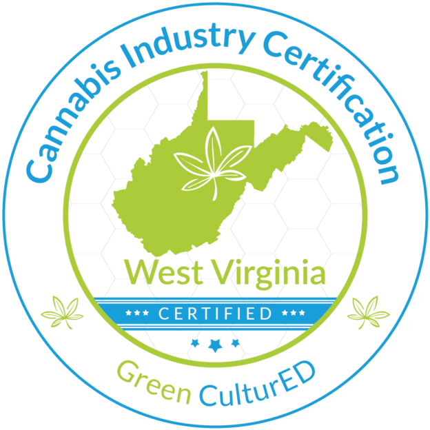 West Virginia Cannabis Industry Badge Green CulturED